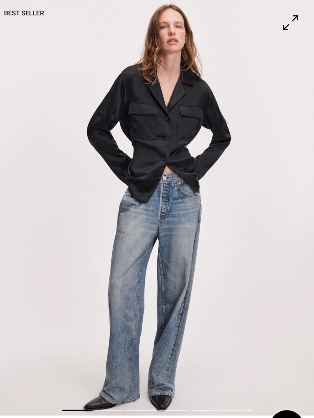 Rag & bone Miramar wide leg pants size 26